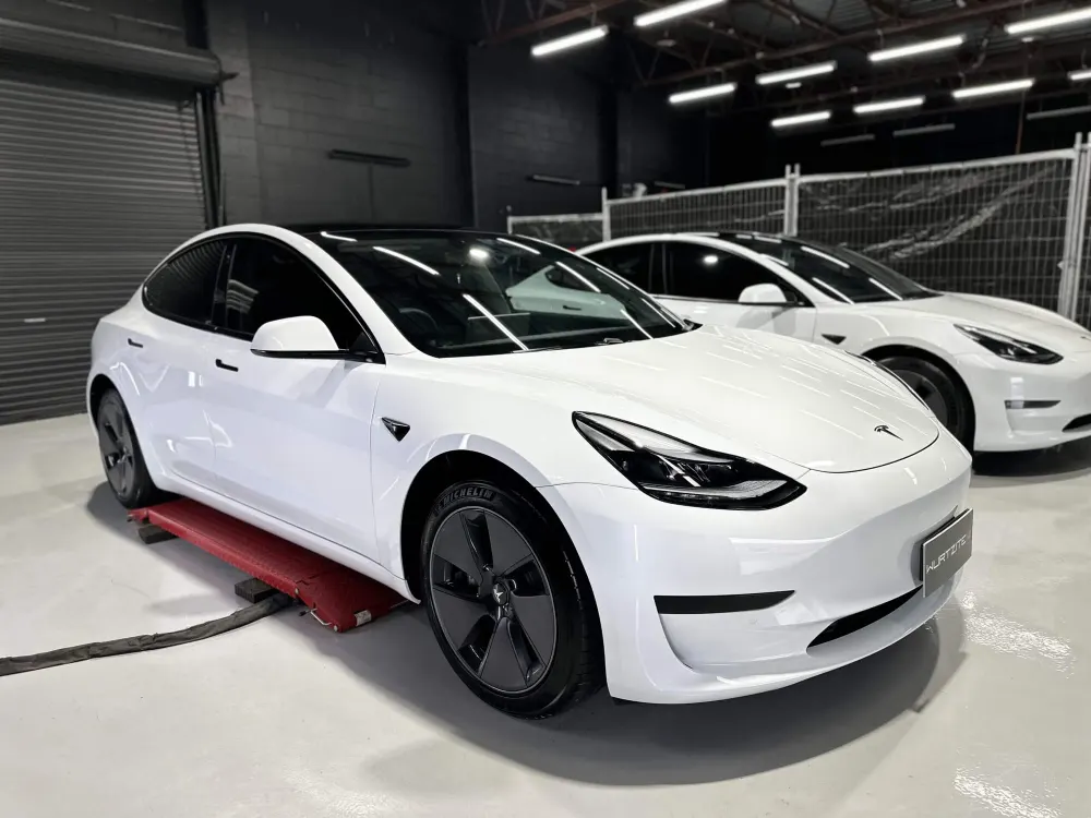 Tesla Model 3 with ceramic window tint installed at Ceramicar in Adelaide