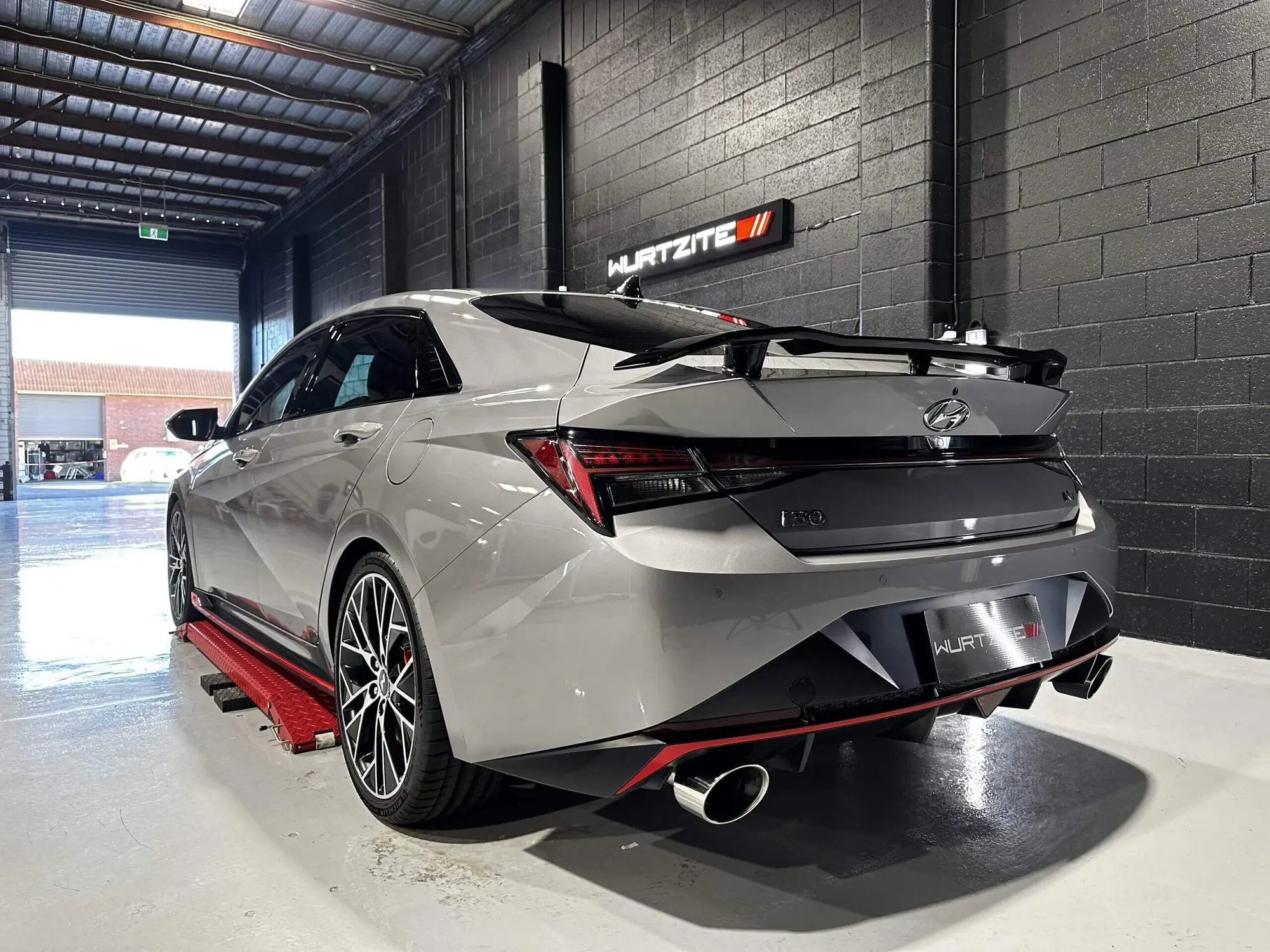 Rear glass of a Hyundai coated with Wurtzite R120 glass coating at Ceramicar Adelaide